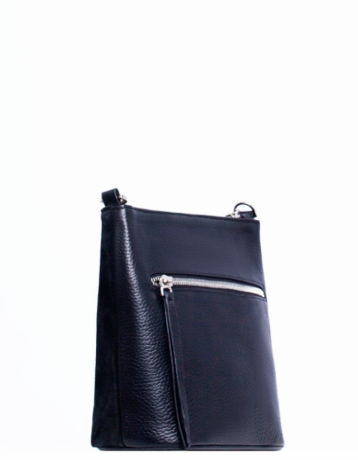 Сумка замшевая Richet 3245LNC black