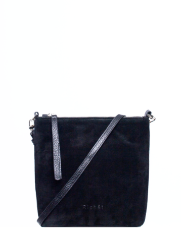 Сумка замшевая Richet 3245LNC black