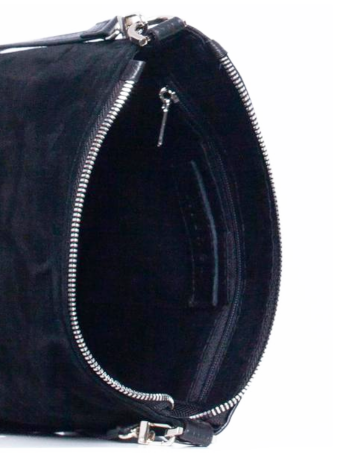 Сумка замшевая Richet 3245LNC black