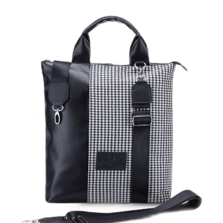 Сумка-рюкзак KN 006-00307 черн/клетка.