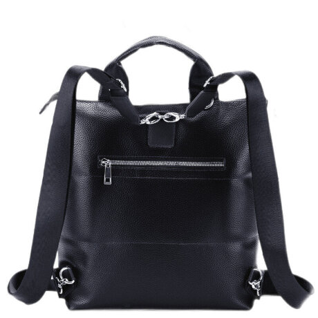 Сумка-рюкзак KN 006-00307 черн/клетка.