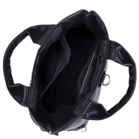 Сумка-рюкзак KN 006-00307 черн/клетка.