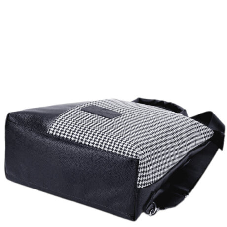 Сумка-рюкзак KN 006-00307 черн/клетка.