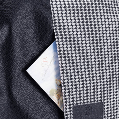 Сумка-рюкзак KN 006-00307 черн/клетка.