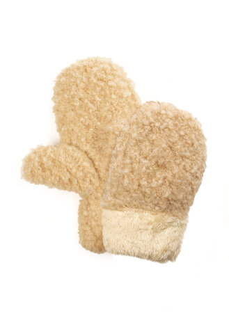 Варежки козлик беж Снегурочка