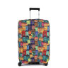 Чехол для чемодана W1074-L  Дома.цв