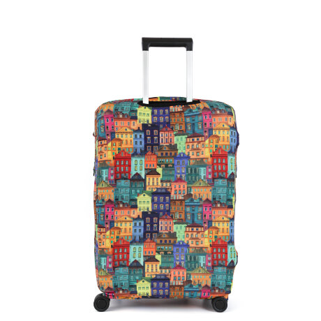 Чехол для чемодана W1074-L  Дома.цв