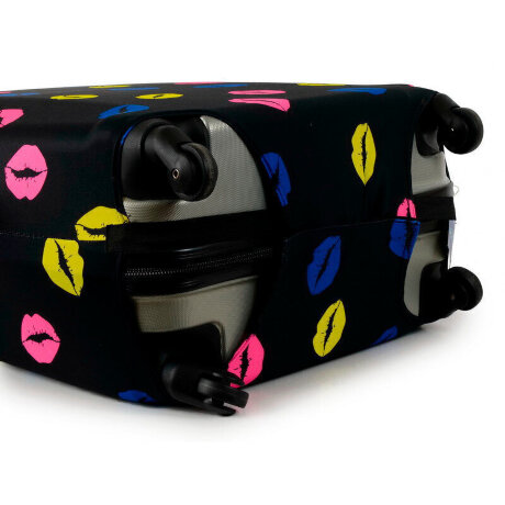 Чехол для чемодана цвет.губы 4021-4 L