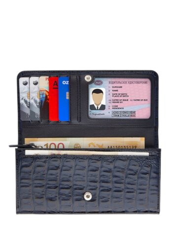 Кошелек женский Тата Indigo кайм.син