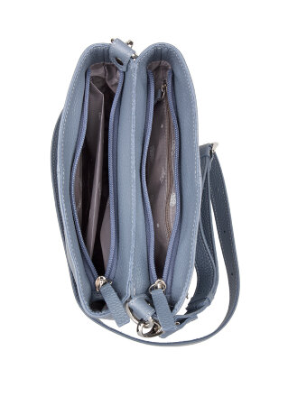 Сумка женская ESSE АВГУСТА сер.голуб 79499