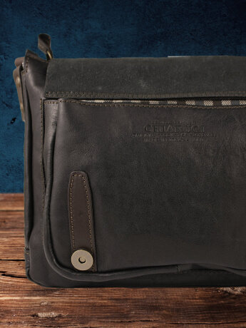 Сумка мессенджер мужская Chiarugi 52002 black