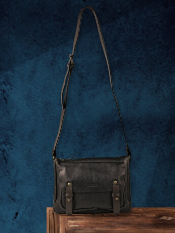 Сумка мессенджер мужская Chiarugi 52002 black