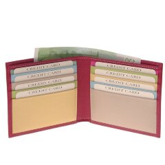 Портмоне Qoper 0796 rainbow-burgubdy 