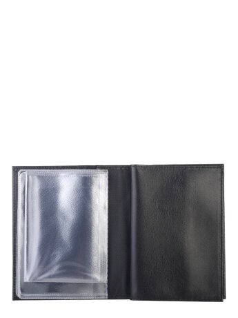 Обложка для документов Cover Mix 2в1 перфор.черн