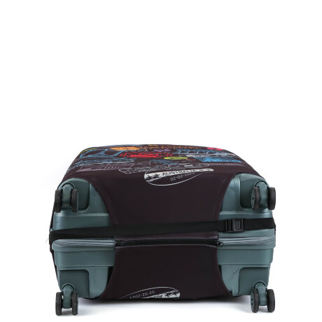 Чехол для чемодана W1080-S Вояж.черн