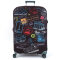 Чехол для чемодана W1080-S Вояж.черн