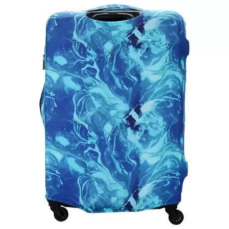 Чехол д/чемод.EBH687-L Turquoise Marble
