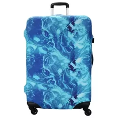 Чехол д/чемод.EBH687-L Turquoise Marble