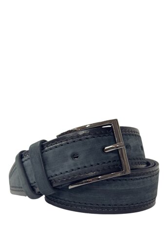 Ремень мужской NS джинс чер-сер 40мм