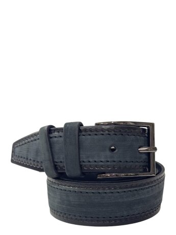 Ремень мужской NS джинс чер-сер 40мм