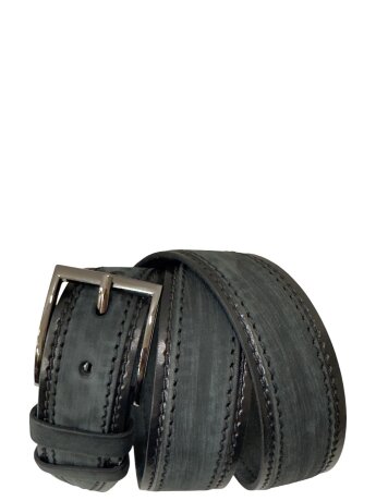 Ремень мужской NS джинс чер-сер 40мм