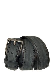 Ремень мужской NS джинс чер-сер 40мм 