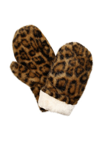 Варежки леопард кор N.Xing