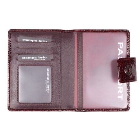 Обложка для паспорта Stampa Brio 252-1415P 15.06 Burg