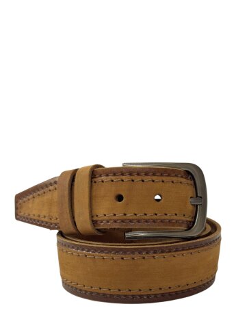 Ремень мужской NS джинс рыж 40мм 