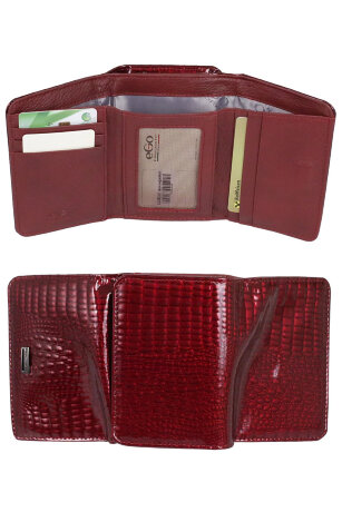 Кошелёк женский Ego 03-0023M т.красн