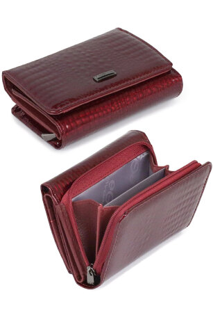 Кошелёк женский Ego 03-0023M т.красн
