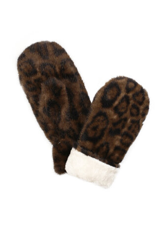 Варежки леопард т.кор N.Xing