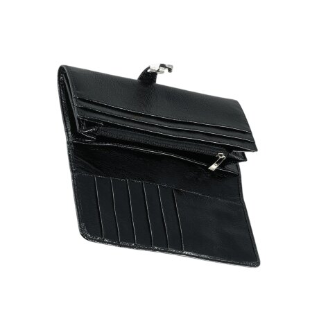 Кошелек женский ВекторПЖ-472-2110 черн. лак