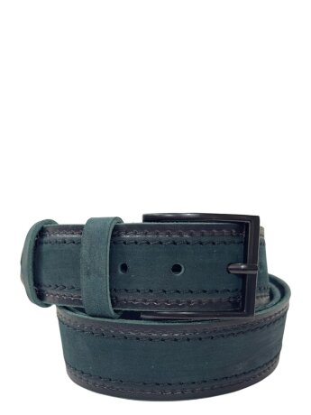 Ремень мужской NS джинс изумр 40мм