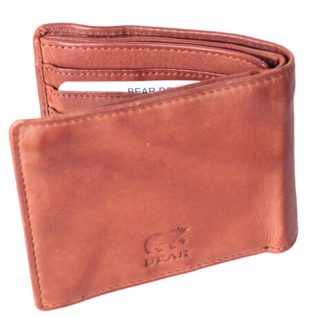 Портмоне мужское Bear 18841 cognac