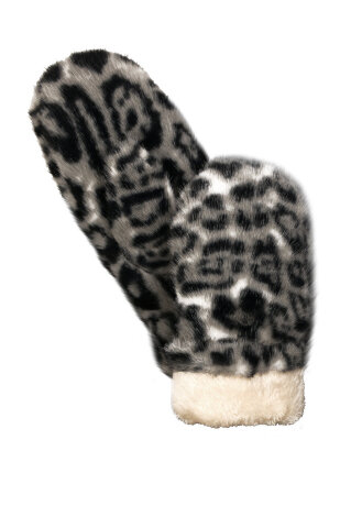 Варежки леопард серый N.Xing