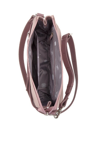 Сумка женская ESSE ЛЕОНА роз/ирис.фл 79535