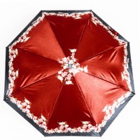 Зонт женский Zemsa 112142 крас/бел.цв