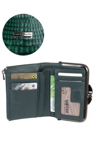 Кошелёк женский Ego 03-0090 зеленый