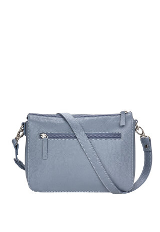 Сумка женская ESSE ЛЕОНА сер/голуб.фл 79540