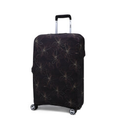Чехол для чемодана RW1092-L Цветы на черн.