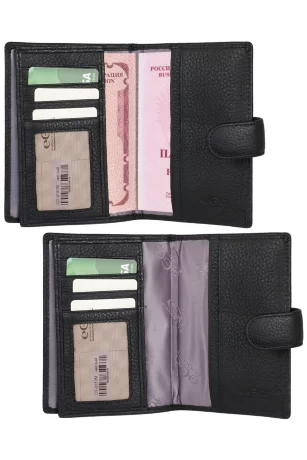 Обложка для документов Ego Favorite 307-0150 черный