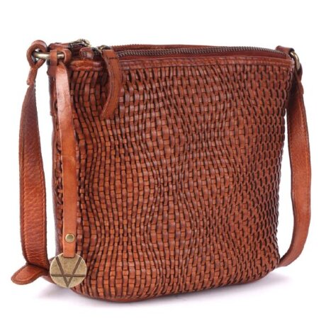 Женская сумка Vilenca TK-514 cognac