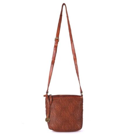 Женская сумка Vilenca TK-514 cognac