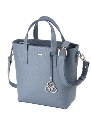 Сумка женская ESSE НОННА сер/голуб.фл 79520