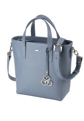 Сумка женская ESSE НОННА сер/голуб.фл 79520