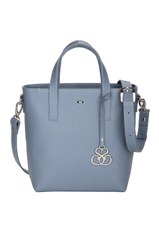 Сумка женская ESSE НОННА сер/голуб.фл 79520