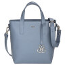 Сумка женская ESSE НОННА сер/голуб.фл 79520