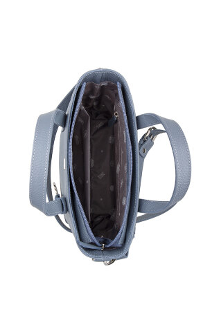 Сумка женская ESSE НОННА сер/голуб.фл 79520