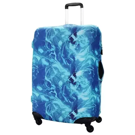 Чехол д/чемод.EBH687-M Turquoise Marble
